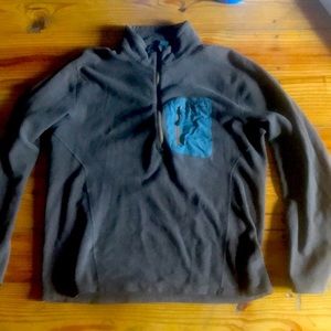Large Eddie Bauer brown fleece